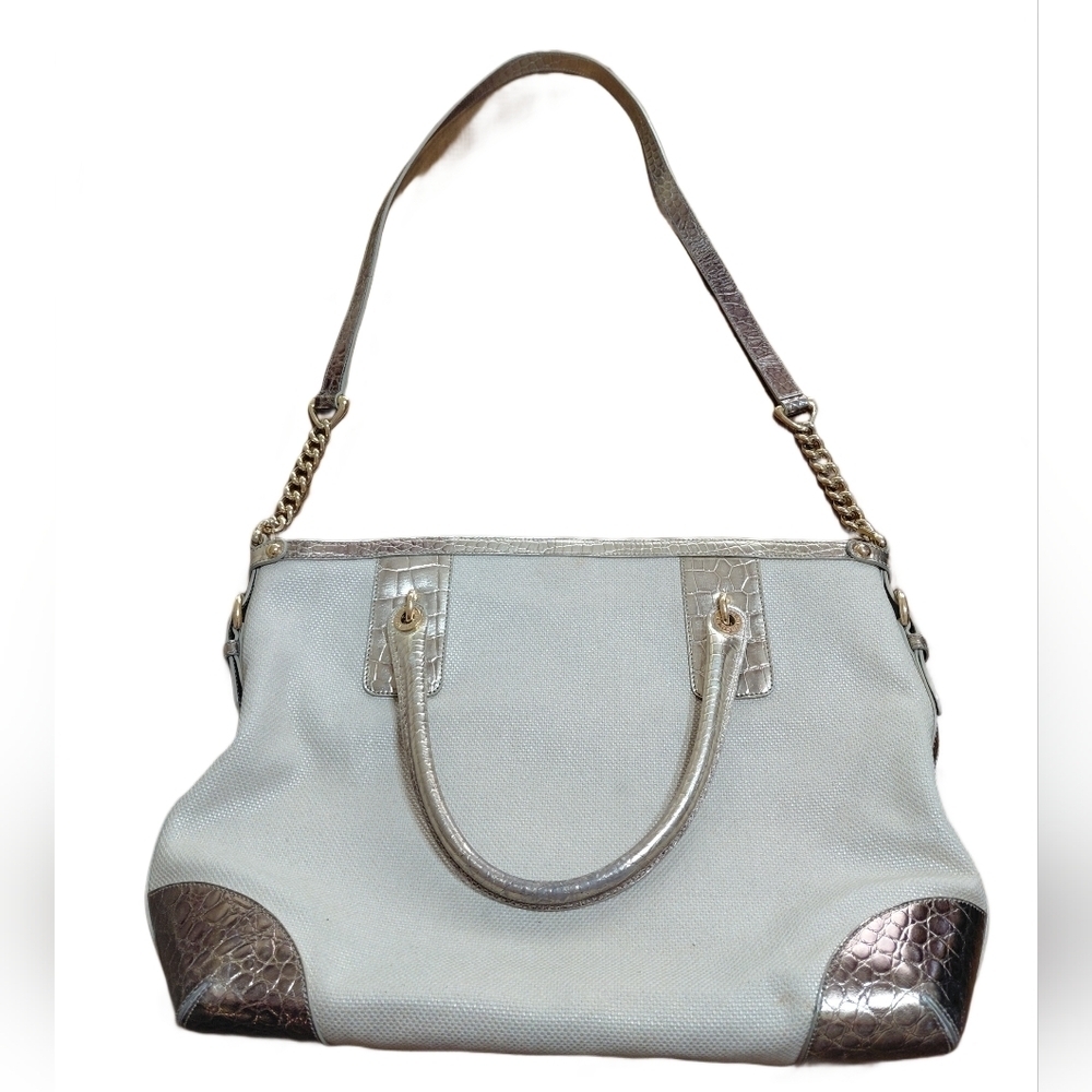 St John Cream And Gold Crossbody Bag